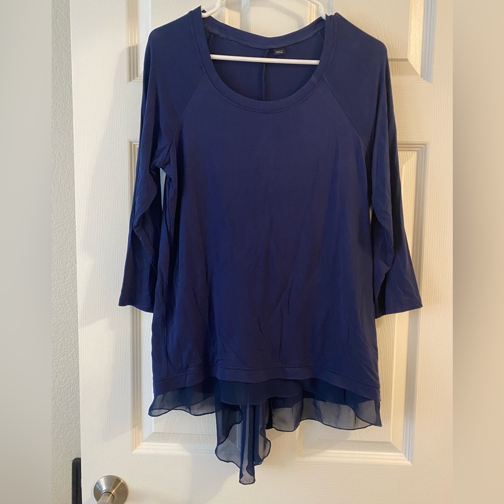 Super soft blue blouse